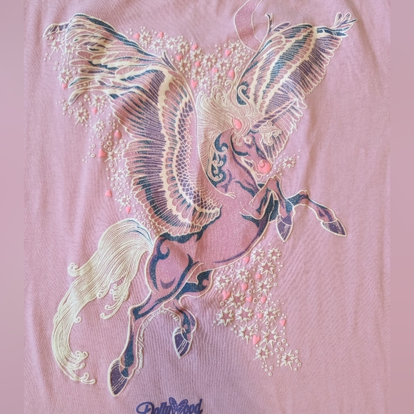 Vintage Dollywood Tshirt Sparkle Unicorn - Picture 7 of 9